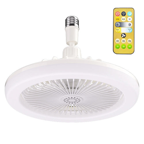 Ventilateur de plafond moderne à LED avec lumière et télécommande