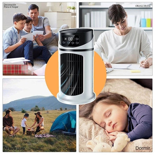 Mini ventilateur portable de refroidissement à eau et à air