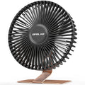 Ventilateur de bureau USB avec flux d'air puissant amélioré et support couleur cuivre