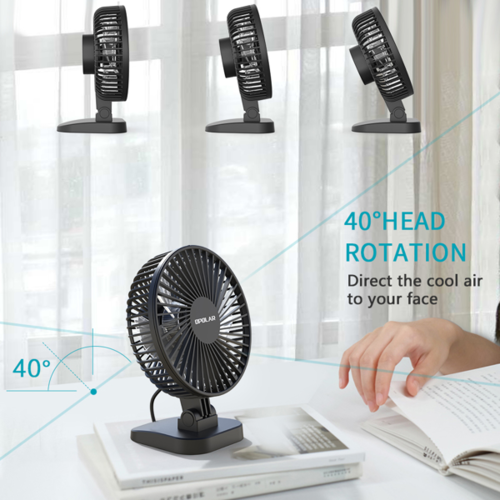 Ventilateur de bureau USB portable mini à 3 vitesses